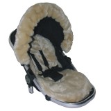 Seat Liner & Hood Trim to fit iCandy Peach Pushchairs - Honey Faux Fur